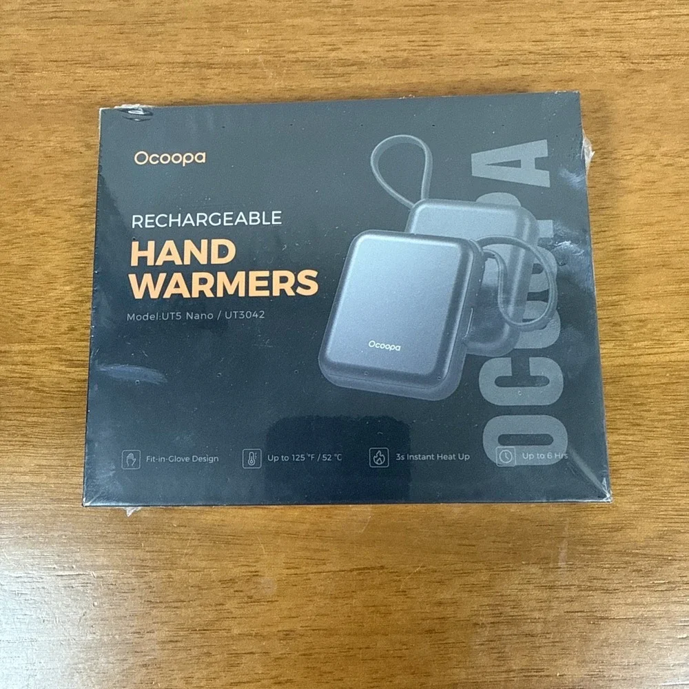 Ocoopa Hand Warmers Rechargeable UT5 Nano –Slim Electric Pocket Hand Heater NEW